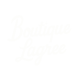 boutique lagree logo white