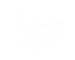 boutique lagree logo white
